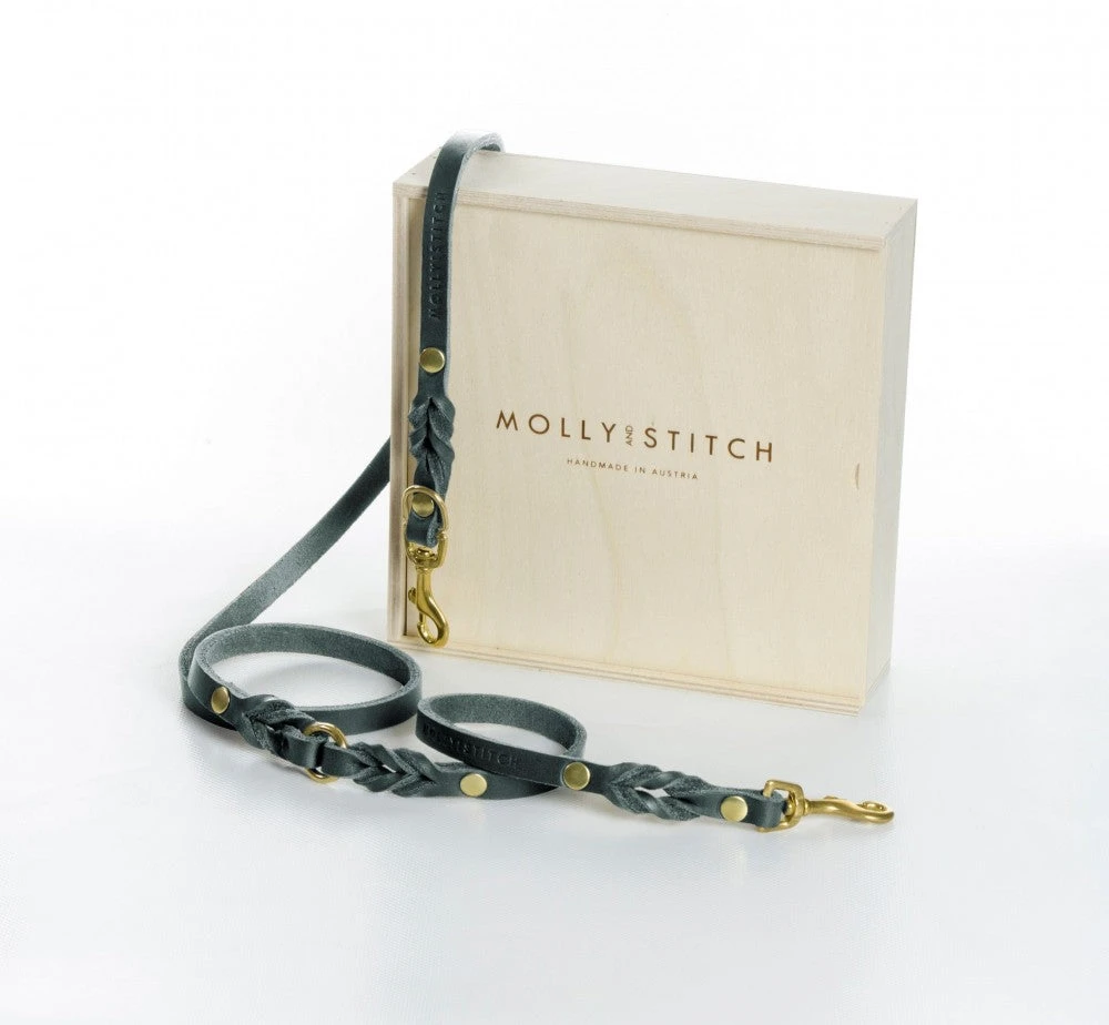 Laisse En Cuir Pour Chien Souple Réglable (2x) 11 Laisse En Cuir Pour Chien Souple Réglable (2x) – Image 11