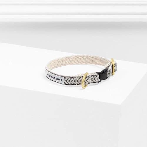 Collier Pour Chat Chef L’Bark Crème Et Noir 1 Collier Pour Chat Chef L’Bark Crème Et Noir