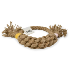 Corde Pour Chien En Chanvre Chestnut -Hariet & Rosie Lills Hanfspielzeug Chestnut L