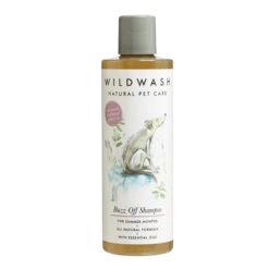 Shampoing Répulsif Puces Naturellement - Cèdre Et Manuka Wildwash Pet