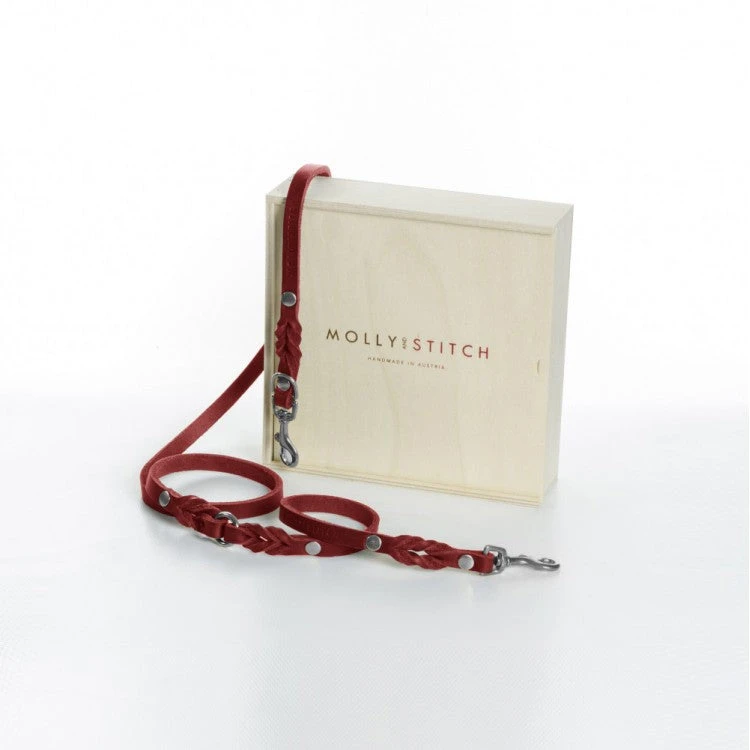 Laisse En Cuir Pour Chien Souple Réglable (2x) 18 Laisse En Cuir Pour Chien Souple Réglable (2x) – Image 18