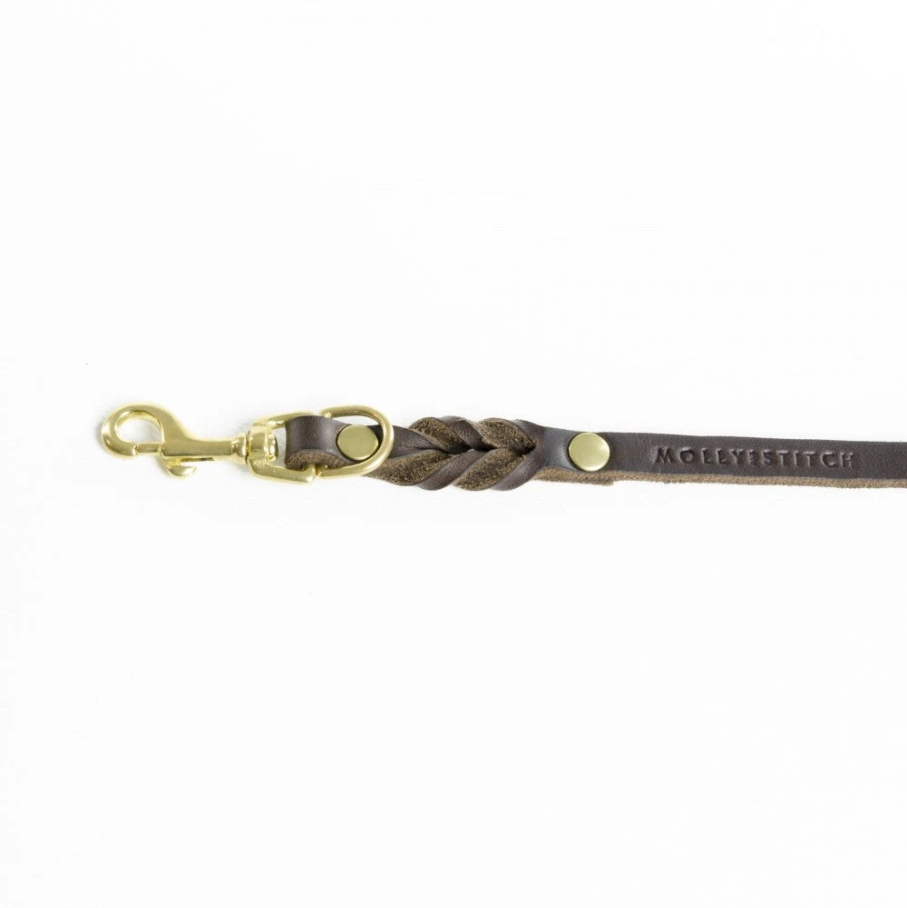 Laisse En Cuir Pour Chien Souple Réglable (2x) 5 Laisse En Cuir Pour Chien Souple Réglable (2x) – Image 5