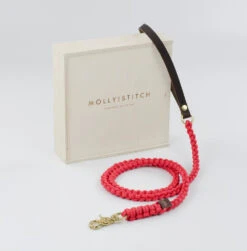 Laisse Pour Chien En Corde Marine Poignée Cuir (8 Couleurs) 12 Laisse Pour Chien En Corde Marine Poignée Cuir (8 Couleurs) -Hariet & Rosie dsc 0239 copy