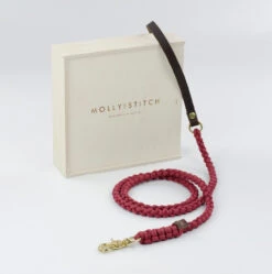 Laisse Pour Chien En Corde Marine Poignée Cuir (8 Couleurs) 10 Laisse Pour Chien En Corde Marine Poignée Cuir (8 Couleurs) -Hariet & Rosie dsc 0240 copy