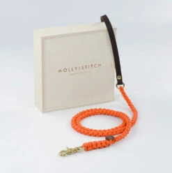 Laisse Pour Chien En Corde Marine Poignée Cuir (8 Couleurs) 11 Laisse Pour Chien En Corde Marine Poignée Cuir (8 Couleurs) -Hariet & Rosie dsc 0243 copy