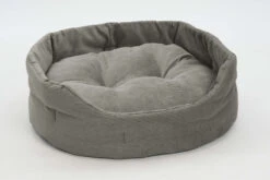 Panier Rond Chelsea Velours Côtelé -Hariet & Rosie hundekoerbchen chelsea mouse 1