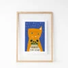 Affiche Chat Vincat Van Gogh