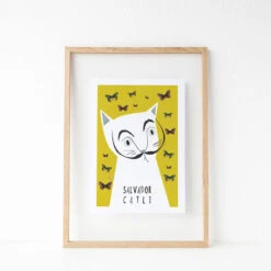 Affiche Chat Salvador Catli