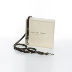 Laisse En Cuir Pour Chien Souple Réglable (2x) 22 Laisse En Cuir Pour Chien Souple Réglable (2x) -Hariet & Rosie leather 140 silver