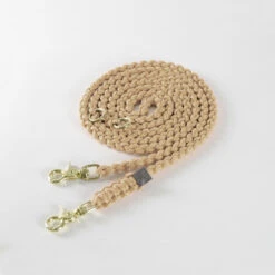 Laisse Pour Chien En Corde Réglable (11 Couleurs) -Hariet & Rosie maritime beige