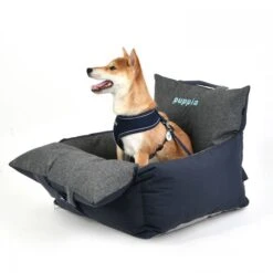 Puppia Panier De Voiture Pour Chien -Hariet & Rosie paua au5981 navy dog2 3 2048x2048 6e65b706 a234 46a0 943c c9de0bfb9481