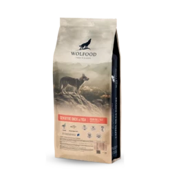 Croquettes Wolfood Chien Sensitive Canard Et Poisson