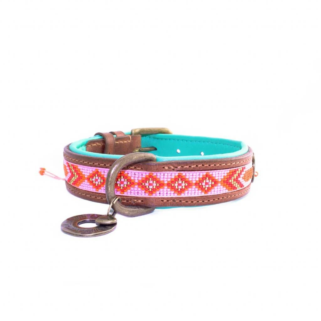 Collier En Cuir Et Perles Sweet Mae Dwam 2 Collier En Cuir Et Perles Sweet Mae Dwam – Image 2